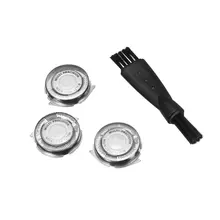 3 шт. набор бритвенных лезвий бритва сменная бритвенная головка с щеткой для Philips SH50/52 бритва Серии Металлические Сменные бритвенные головки