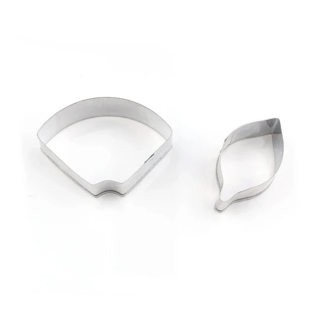 2 Db/Beállított Nárcisz Sziromvágók Set Rozsdamentes Acél Cukorkák Keksz Fondant Süti Torta Díszítő Szerszámok - Image 3