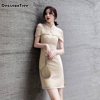 

2020 cheongsam morden chinese dress qipao chinese evening gowns wedding cheongsam vestidos vintage female evening wedding dress