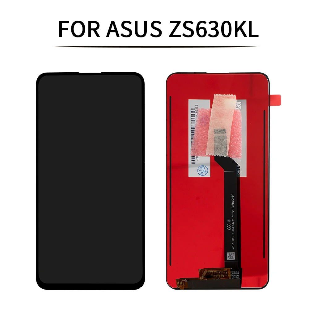 Midnight Black 6z Display LCD Touch Digitizer Screen Replacement for Asus Zenfone 6 ZS630KL Zenfone 6 2019 ZS630KL