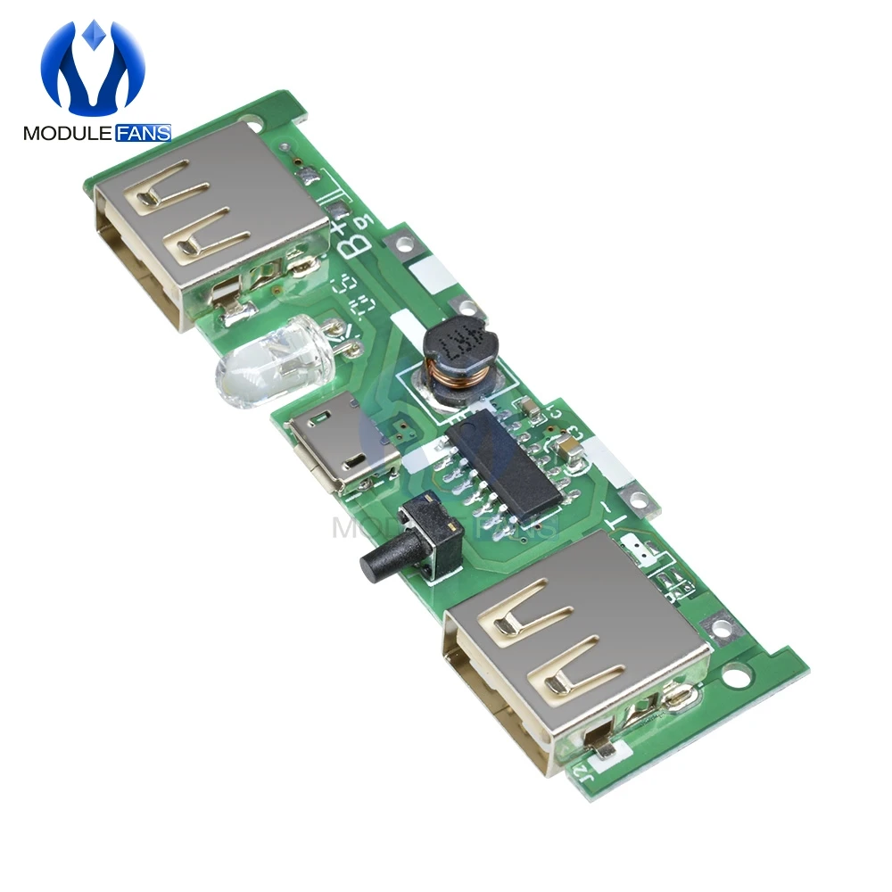 Модуль управления зарядным устройством для мобильных телефонов 5 В 1 А 2 микро usb