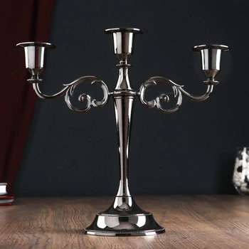 

Candlestick for 3 candles "Laconic", black chrome