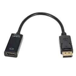 Dp к Hdmi адаптер кабель Dp к Hdmi большой Dp к Hdmi адаптер компьютера к ТВ 2K * 4K идеальный без потерь сигнал Plug And Play