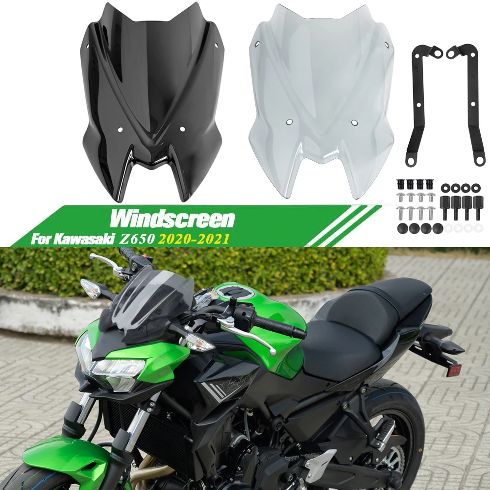 For Kawasaki Z400 20172020 Front Windscreen Windshield Shield Visor