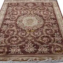 Большой ковер для гостиной, шерстяной французский ковер, машинный толстый плюшевый ковер 137X198 см 4,5 'X6. 5'