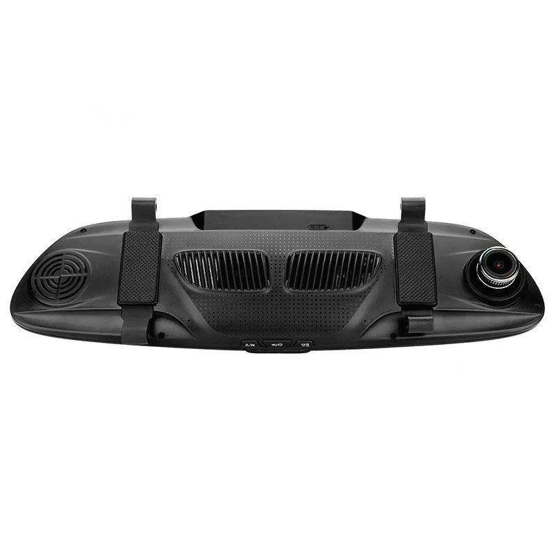 7 дюймовый IPS сенсорный экран для автомобиля зеркало заднего вида dvr с двумя