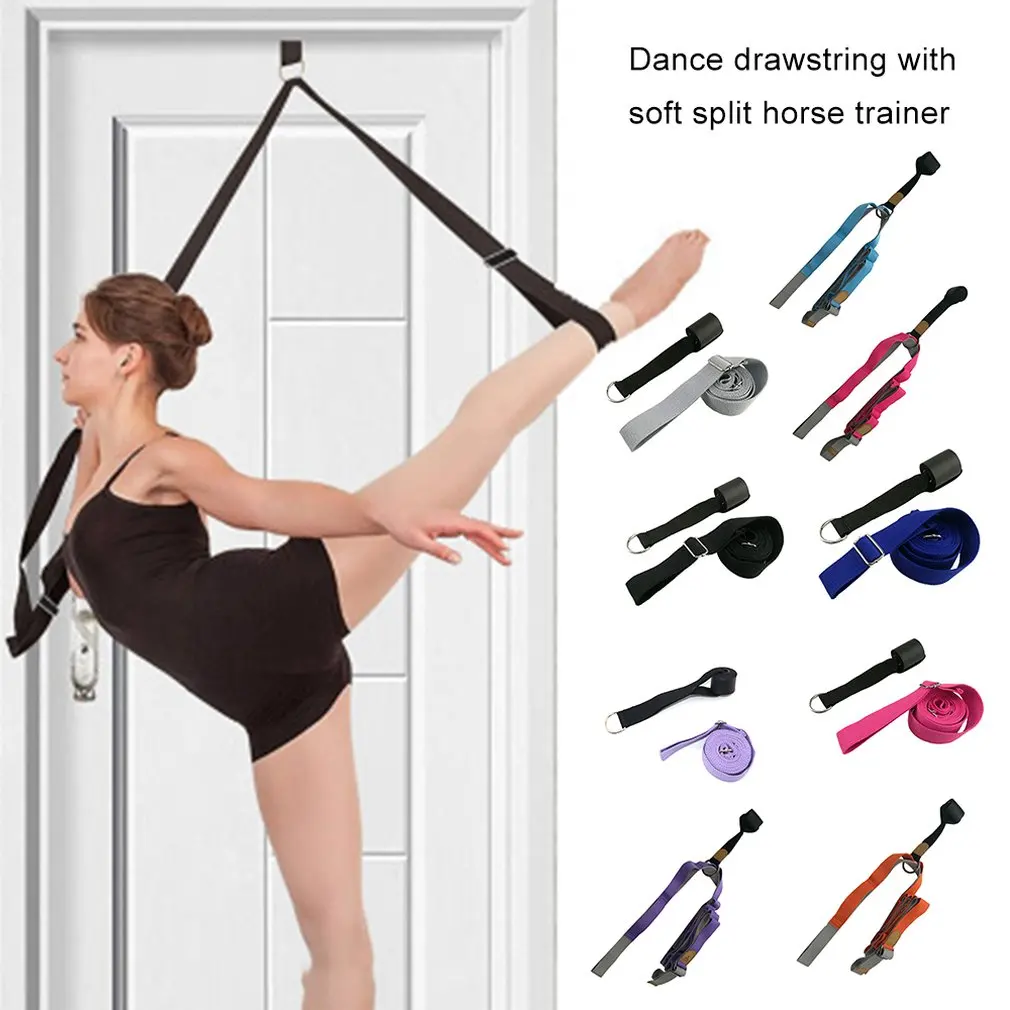 

Door Flexibility Stretching Leg Stretcher Strap for Ballet Cheer Dance Gymnastics Trainer Yoga Stretch Belt Yoga