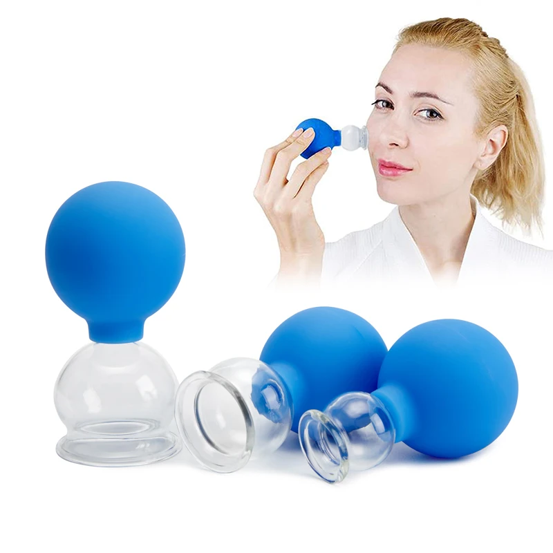 Vacuum Cupping Glasses Ventosas Suction cups Facial Lifting Fat burner Cellulite Massage for face Body Slimming jar Weight Loss 5