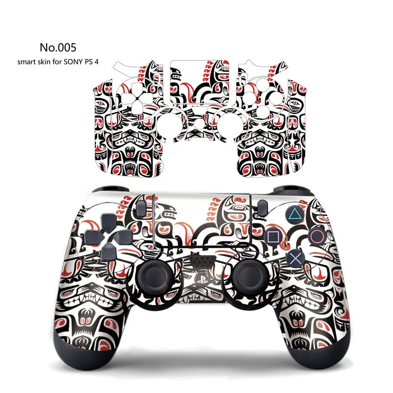 1 шт. DualShock PS4 стикер кожи для sony Playstation 4 игровой контроллер Защитная крышка наклейка виниловая противоскользящая джойстик Декор - Цвет: 005