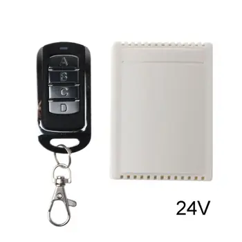 

1Set 4 CH Wireless Relay RF Transmitter Remote Control DC 24V Switch Receiver R9UA