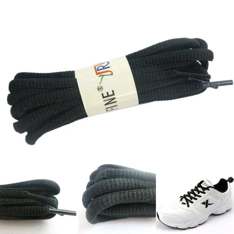 YJRVFINE овальные спортивные шнурки, брендовые высококачественные полукруглые 1/" шнурки для кроссовок, спортивная обувь, шнурки, 1 пара