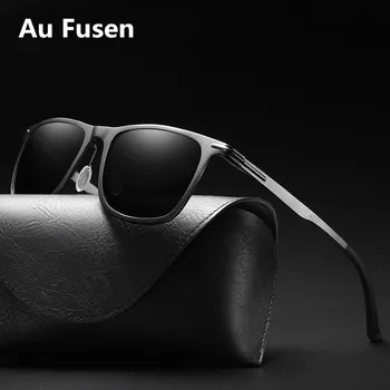 

Men's Aluminum-Magnesium Polarized Sunglasses High Quality Retro Classic Anti-Glare Driving Glasses gafas de sol de los hombres