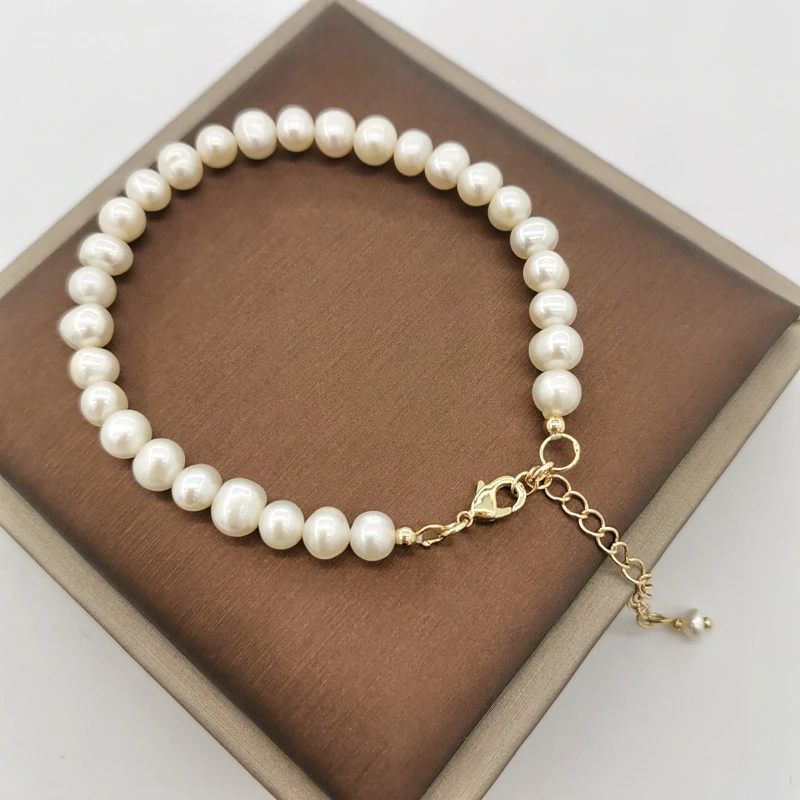 6mm Round Natural Freshwater Pearls 