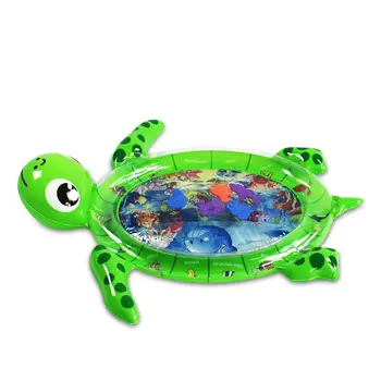 

Tummy Time Tortoise Shape Baby Water Mat Infant Toy Inflatable Play Mat for Baby 2020 Hot Sale
