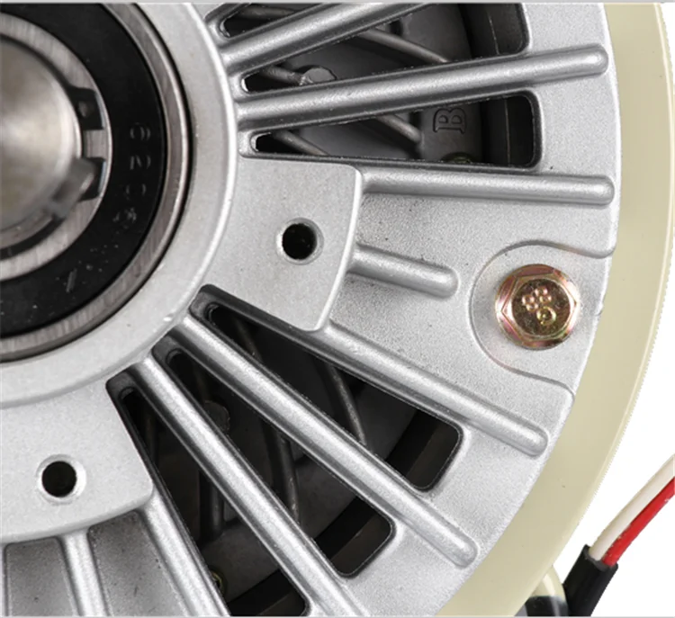 Double shaft magnetic powder clutch 2.5kg magnetic powder brake 24V motor tension control dynamic powder single brake