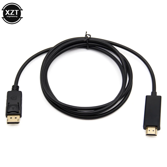 3m/1.8m DP to HDMI-compatible Cable Adapter Male to Male for HP