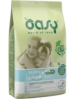 

Oasy dry dog puppy & Junior Small for puppies with chicken x 1 pc