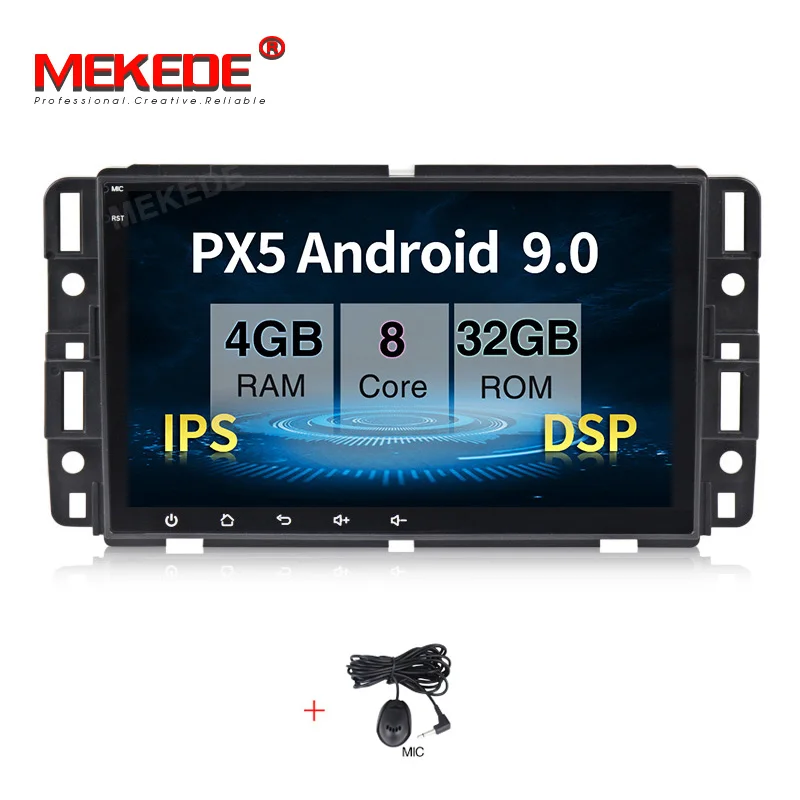 4G RAM 64G ROM MEKEDE ips экран DSP Android 9,0 Автомобильный мультимедийный dvd gps плеер для GMC Chevrolet Chevy Yukon Sierra Tahoe Acadia Suburban - Цвет: 4G RAM 64G ROM