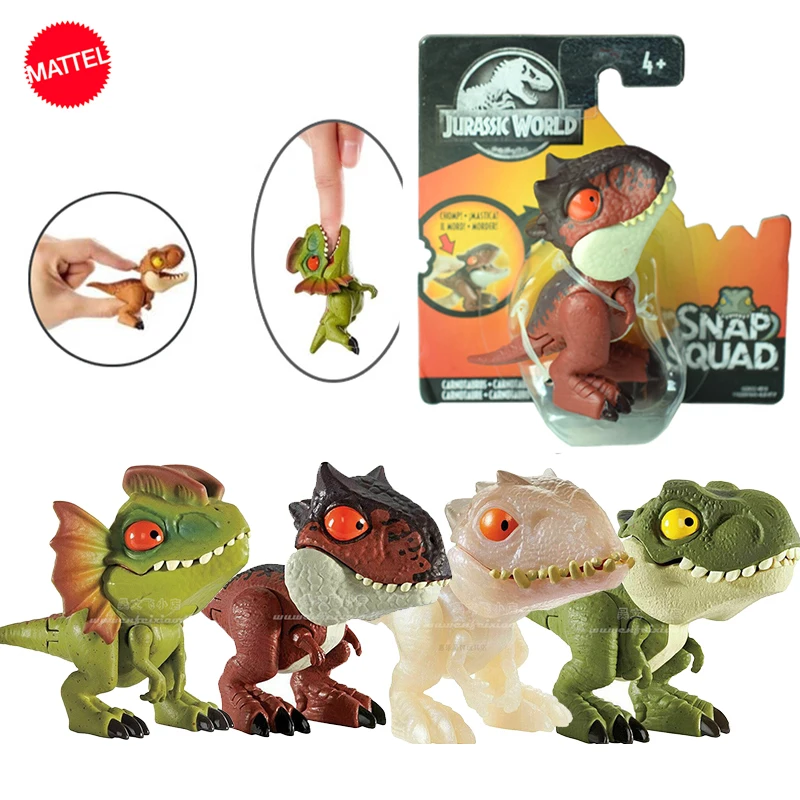 

Original Jurassic World Minifingers Dinosaur Action Figure Movable Joint Simulation Model Toy for Children Halloween Figma Gift