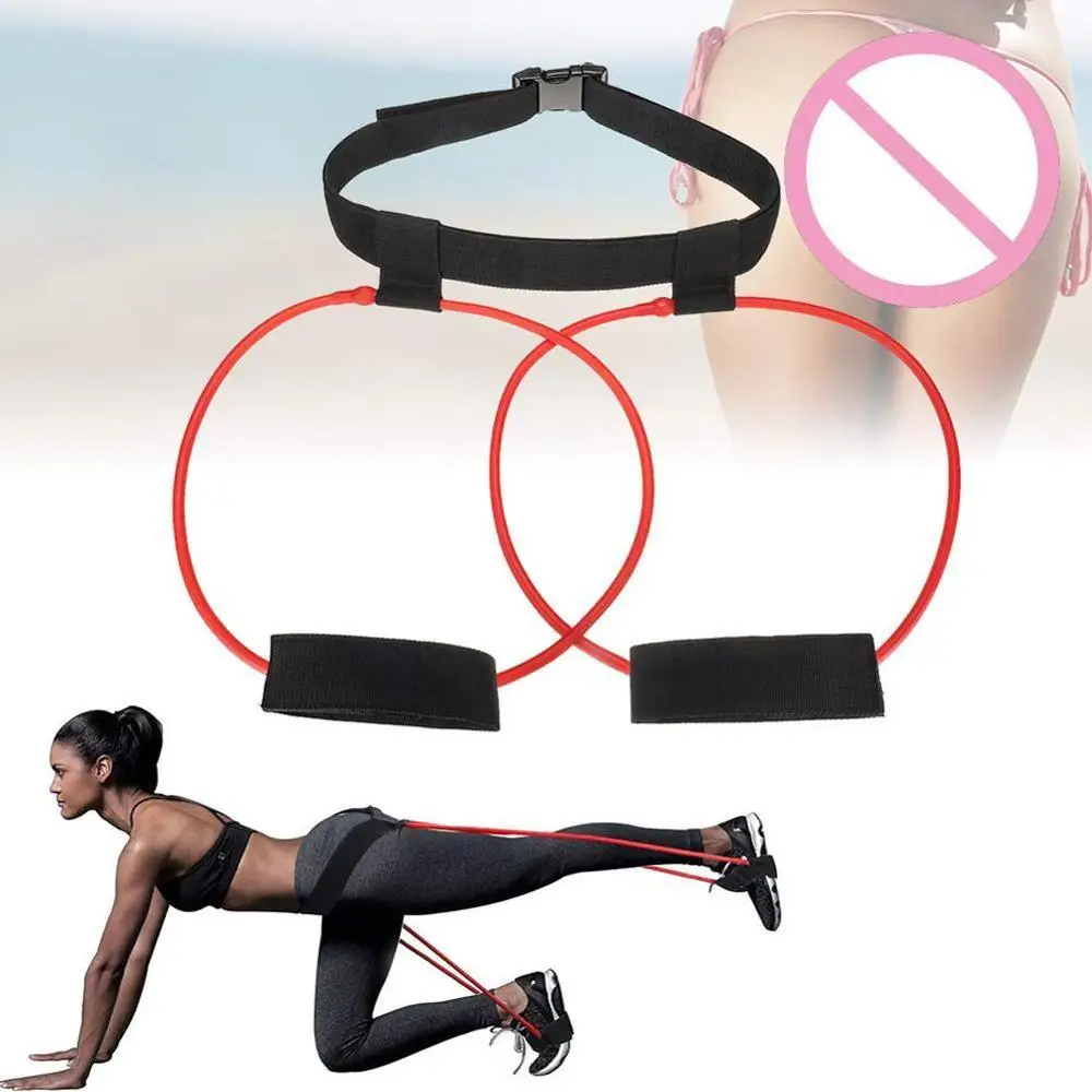 Booty Butt Bands Glute Resistance Bands Adjustable Waist Belt Powerful Fitness Butt Lift Workout Leg Exercise Training bands