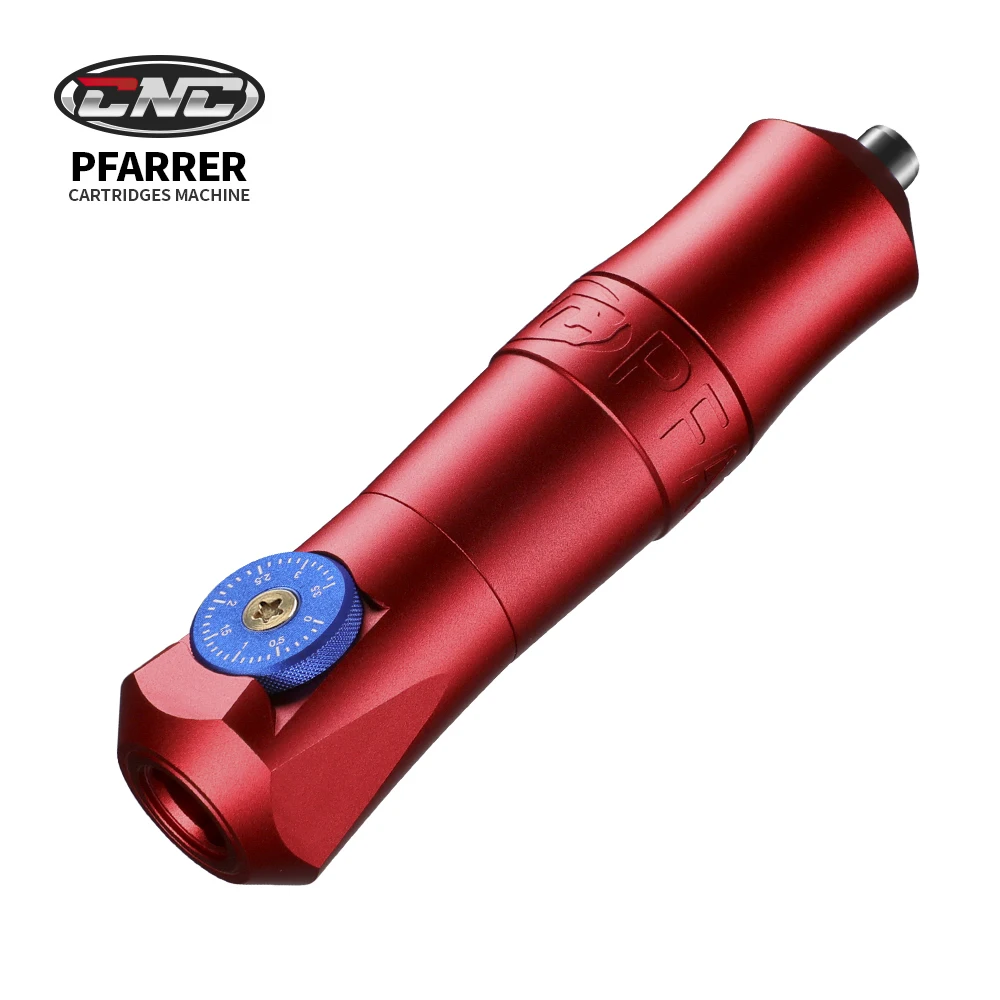 Red Stigma CNC Tattoo Pen Rotary Tattoo Machine& Permanent Makeup Pen RCA Connector Japan Coreless Motor Needle Cartridges P3 - Цвет: Red