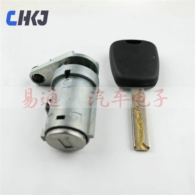 CHKJ Für Peugeot 307 Links Türschloss 307 Wichtigsten Stick Zentrale  Steuerung Türschloss Zylinder Schlüssel Mit Seite Slot Lock - AliExpress