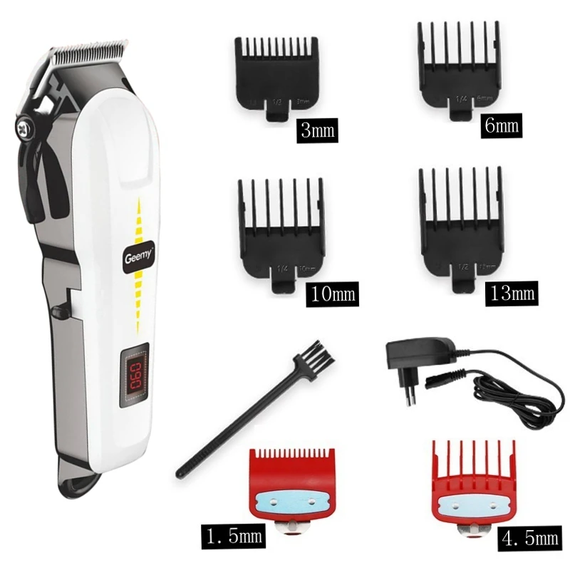 Tondeuse Professionnelle Sans Fil Pour Hommes Rasoir Electrique Pour Couper Les Cheveux Et La Barbe Ajustable Aliexpress
