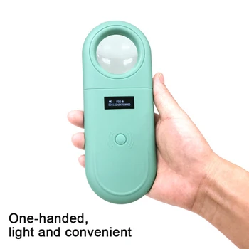 

Portable Dogs Cats Pet Chip Scanner Home Animal ID Reader Electric Scanning Tools Compact USB Rechargeable OLED Display Digital