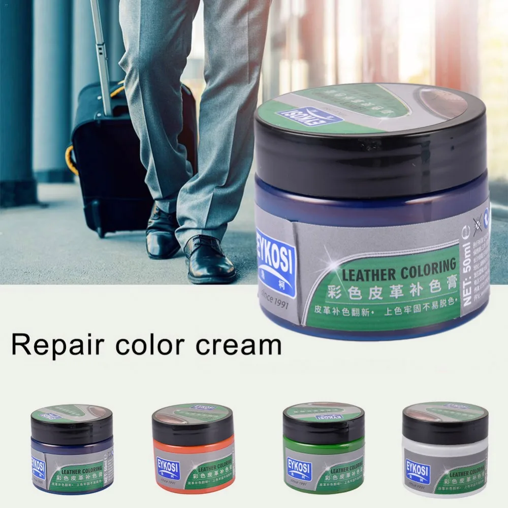 New Car Leather Recoloring Balm Renew Restore Repair Color To Faded Scratched Leather For Home Couches Car Leather Seats