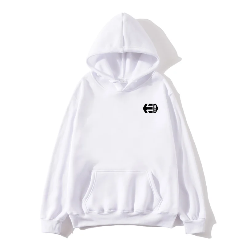 

Etnies Letter Print Hoodie Pullover Sweatshirt Etnies Men and Women Streetwear Sweatshirts Hip Hop Harajuku Mens Tops