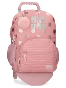 

School backpack Movom Free Spirit Two Compartments with Trolley