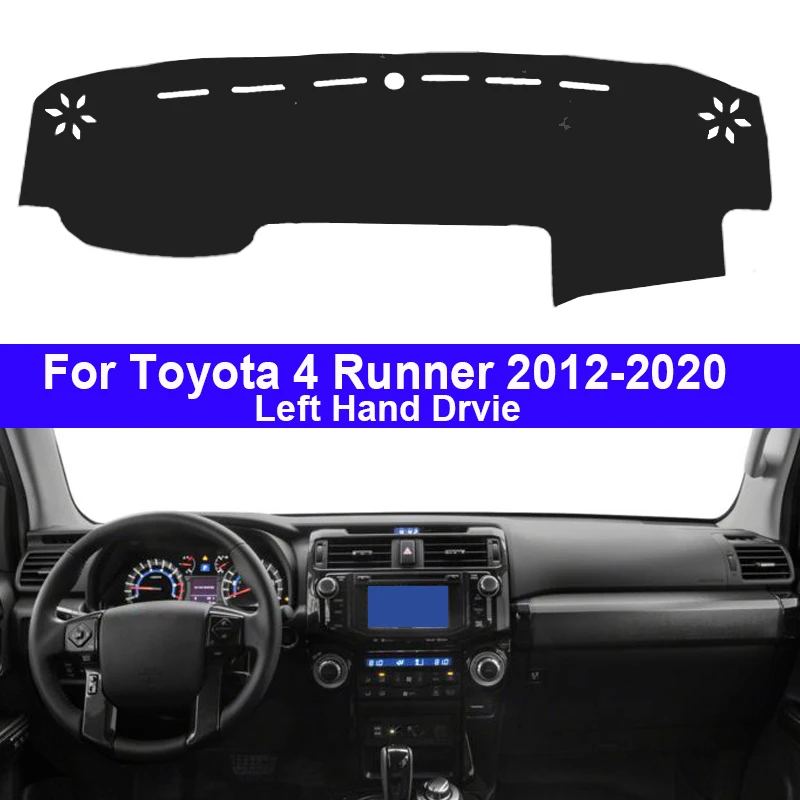 Car-Auto-Dashboard-Cover-Dashmat-2-Layers-For-Toyota-4-Runner-4Runner-2012-2020-LHD-Pad