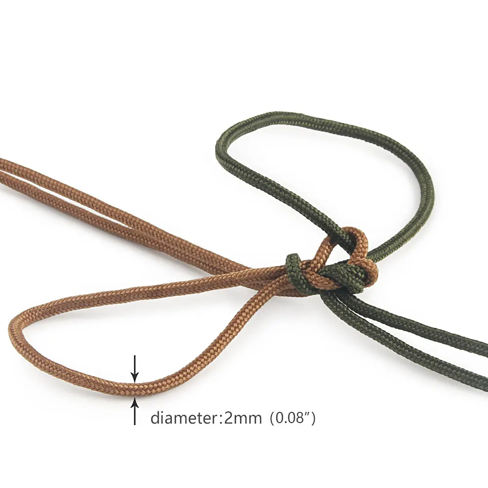 100m 파라코드 DIY 2mm 파라코드 우산 코드 랜야드 팔찌, 꼰 캠핑 로프