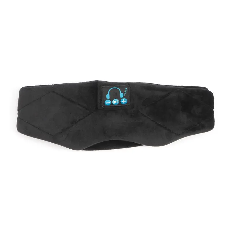 Bluetooth наушники маска для сна Bluetooth беспроводные наушники для сна W91A - Цвет: Черный