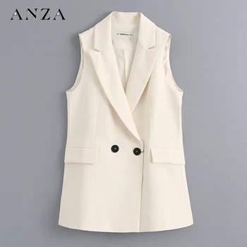 

ZA Women Blazer Femme Summer Elegant Casual Loose Oversize Jacket