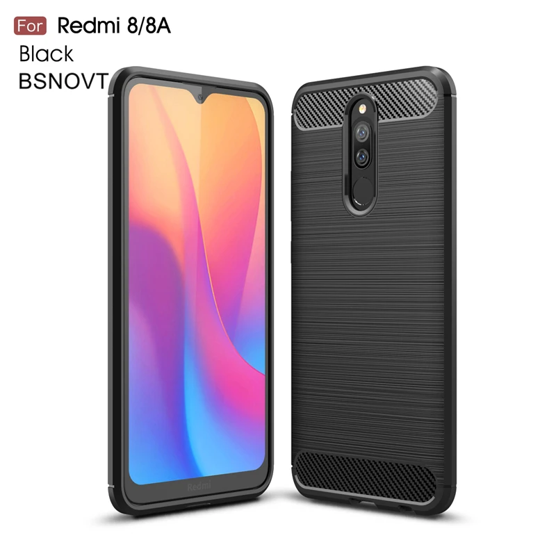 Для Xiaomi Redmi 8A Чехол Мягкий ТПУ Силиконовый противоударный чехол для телефона 6 2