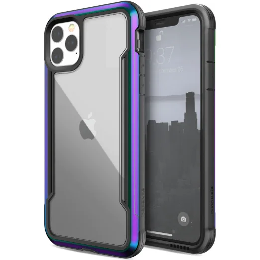 Противоударный чехол для мобильного телефона iPhone 11 три комплекта анти-мобильных телефонов Прозрачный 11 pro max металлический ТПУ