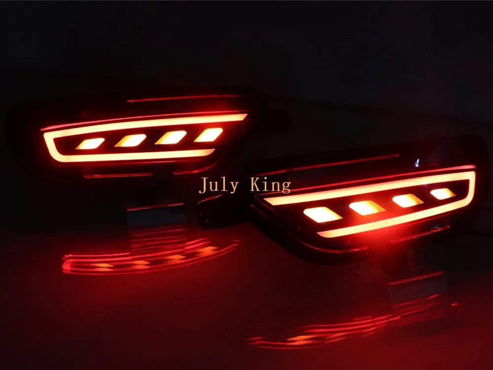 July King светодиодный тормозной фонарь чехол для Mazda CX-5+, автомобильный световой направляющий стоп-сигнал+ Ночной свет для бега+ стример поворотники