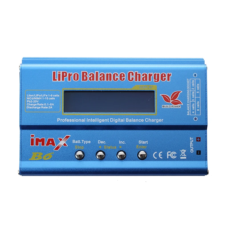 

B6 Digital LCD Lipo NiMh Battery Charger