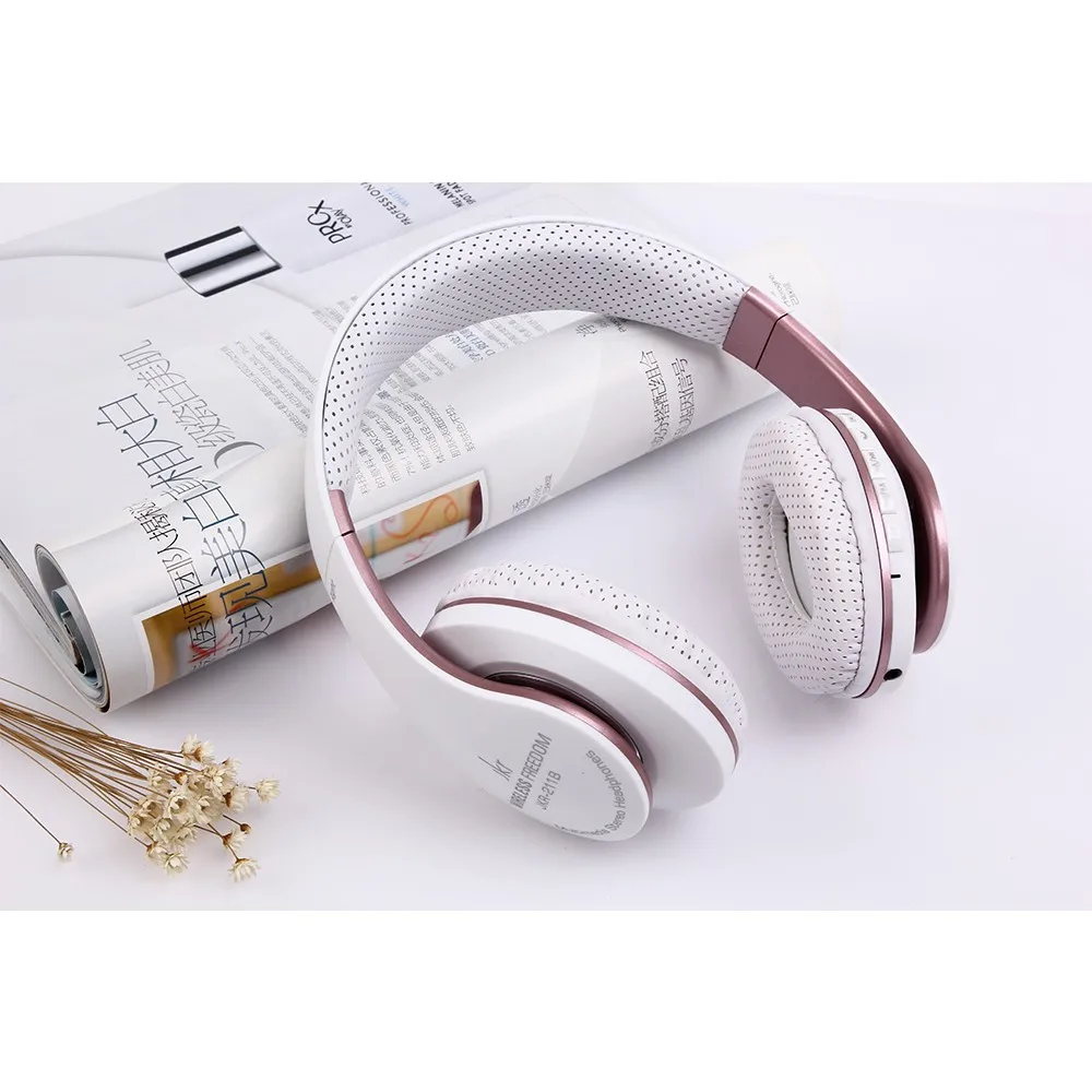 Stereo Wireless Bluetooth Headset Auriculares Sports Headphone Earphones with Mic FM Radio TF Handsfree for PC Phones