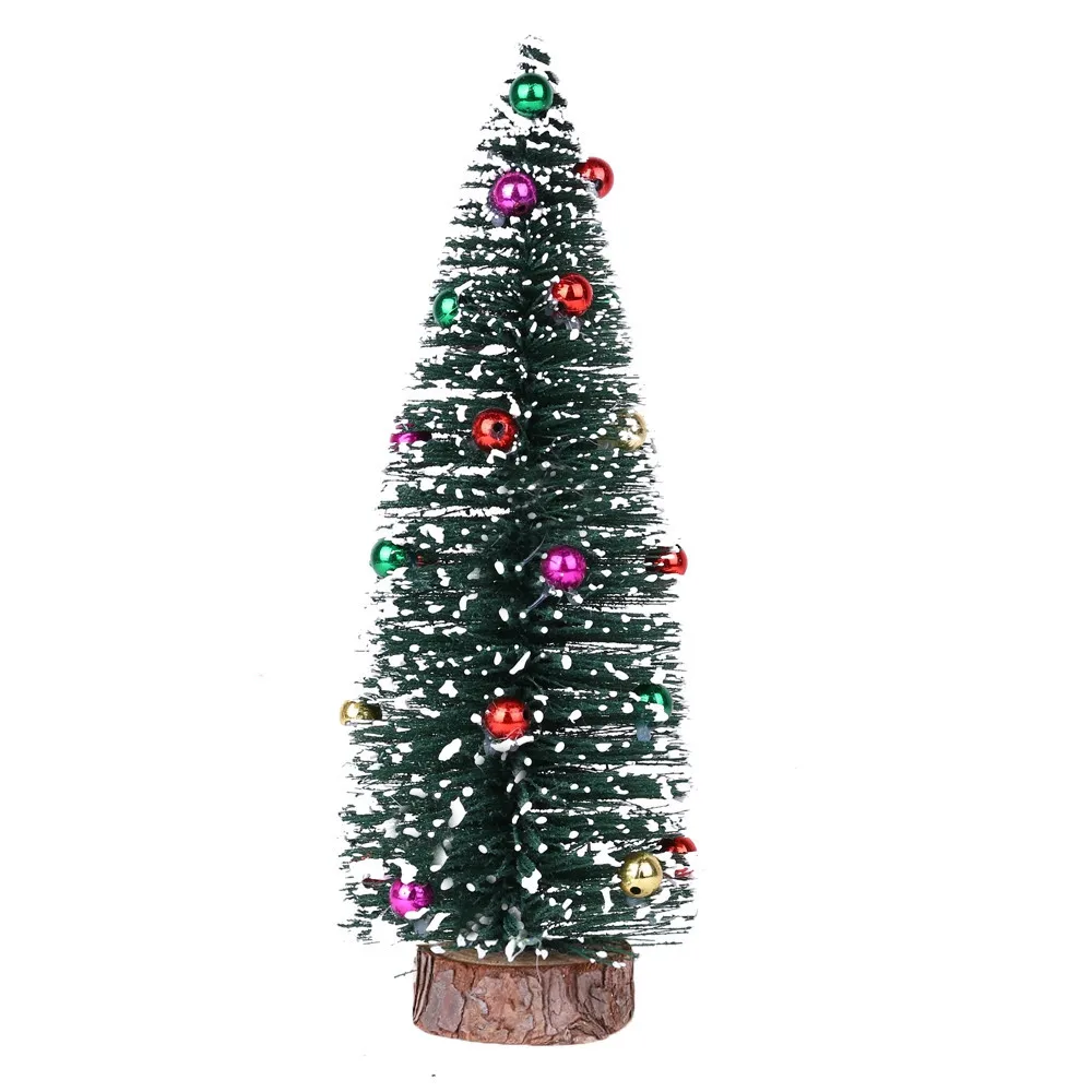 Рождественская елка мини сосна с деревянной основой домашний стол топ Рождественская елка образец прикладного искусства Arbol De Navidad Рождественская елка миниатюрная