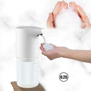 

350ML Large Capacity Automatic Soap Dispenser IR Sensor Contact-Free Rechargeable Waterproof Soap Dispenser