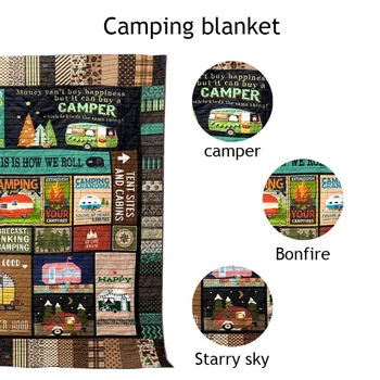 

Thickening Outdoor Camping Beach Blanket Tent Lawn Travel Trips Picnic Crawl Mat