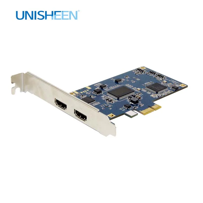 Карта захвата 4K UHD PCIe ключ видео для игр потоковая трансляция в прямом эфире 2160P