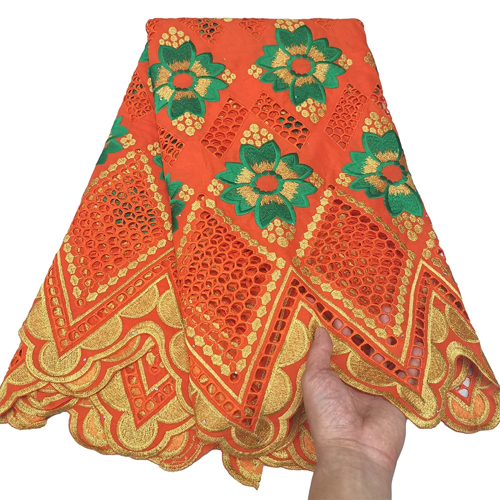 Fashion Swiss Voile Lace in Switzerland Fabric African 2.5Yards 100% Cotton For Dress B456-1 | Дом и сад