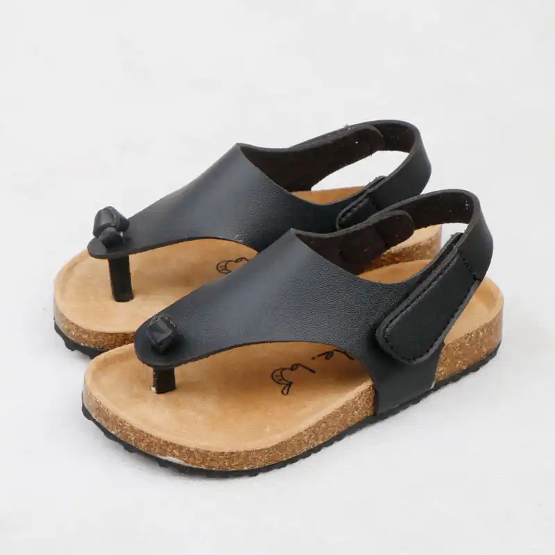 boys leather flip flops