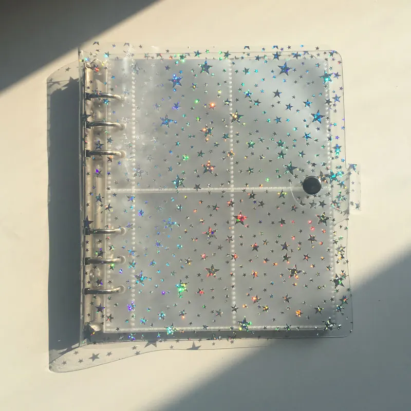 Yiwi-álbum de fotos portátil de PVC suave, transparente, Color gelatina, para Mini Instax y Tarjeta de Nombre