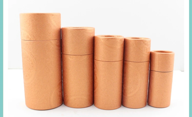 

50pc 10/20/30/50/100ml Oil bottle packaging box kraft paper tube packing box dropper bottle round cardboard Lipstick Perfume box
