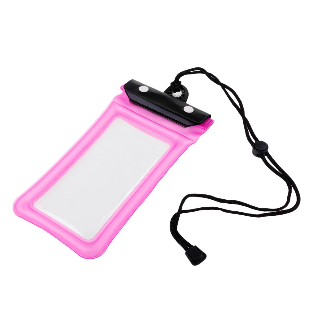 Double Locked Waterproof Phone Case Pouch Cover Holder Swimming Dive Dry Bag Fits Most Smart Phones up to 6.0