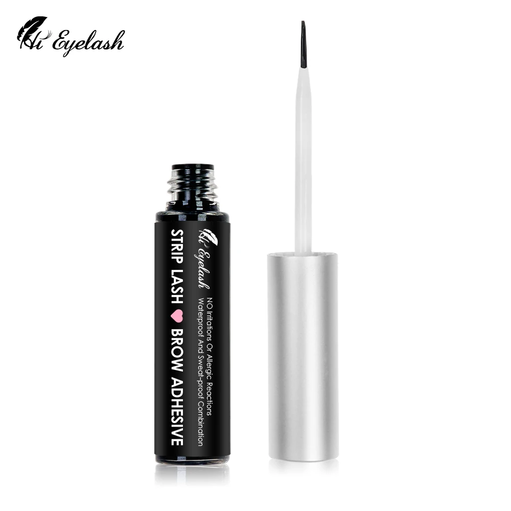 

5ml Eyelash Glue Fast Drying Strong Adhesive Black Lashes Glue Waterproof Mink Eyelashes Glue No Irritation Private Label Korea